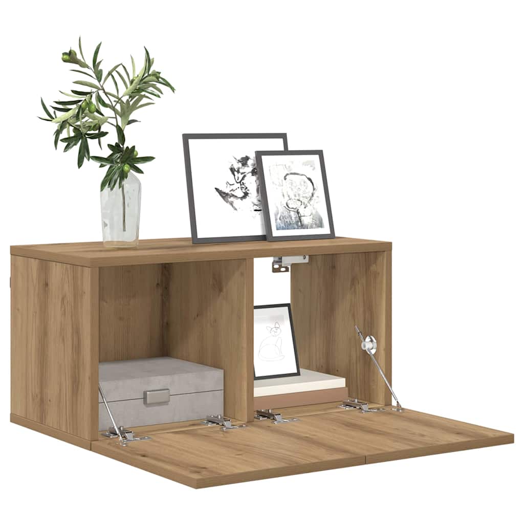 vidaXL TV Cabinet Set 3 pcs Brown Engineered Wood 3