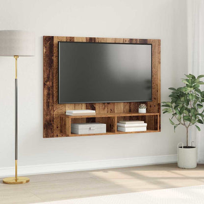 vidaXL TV Cabinet Set 120 x 23.5 x 90 cm Old Wood Engineered Wood 1