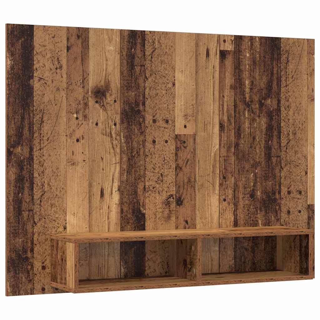 vidaXL TV Cabinet Set 120 x 23.5 x 90 cm Old Wood Engineered Wood 2
