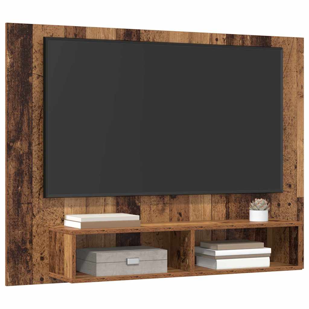 vidaXL TV Cabinet Set 120 x 23.5 x 90 cm Old Wood Engineered Wood 3