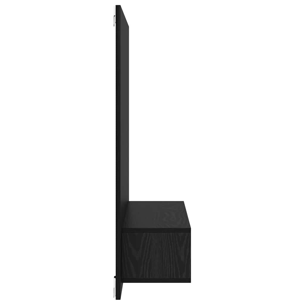vidaXL TV Cabinet Set 120 x 23.5 x 90 cm Black Oak Engineered Wood 6