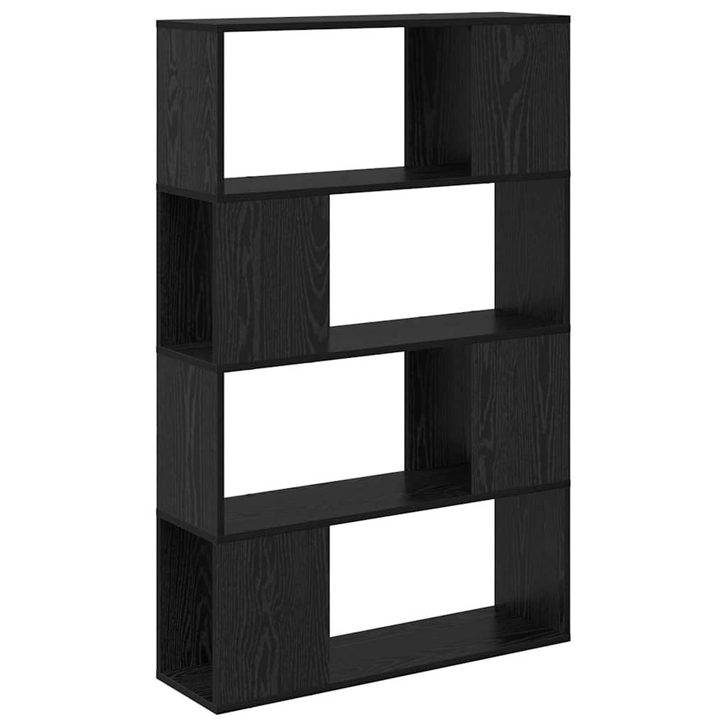 vidaXL TV Cabinet Set 80 x 24 x 125 cm Black Engineered Wood 2