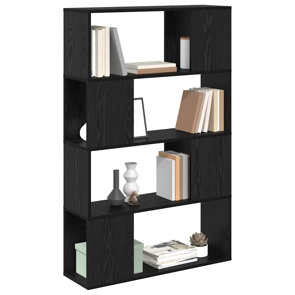 vidaXL TV Cabinet Set 80 x 24 x 125 cm Black Engineered Wood 3