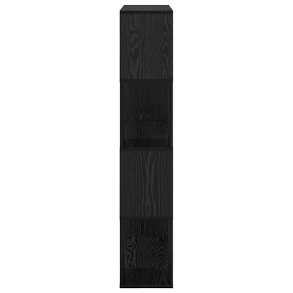 vidaXL TV Cabinet Set 80 x 24 x 125 cm Black Engineered Wood 6