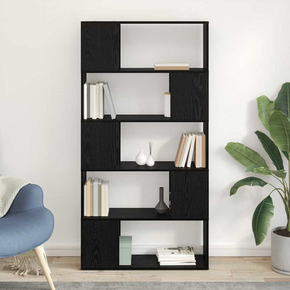 vidaXL TV Cabinet Set 80 x 24 x 156 cm Black Engineered Wood 1