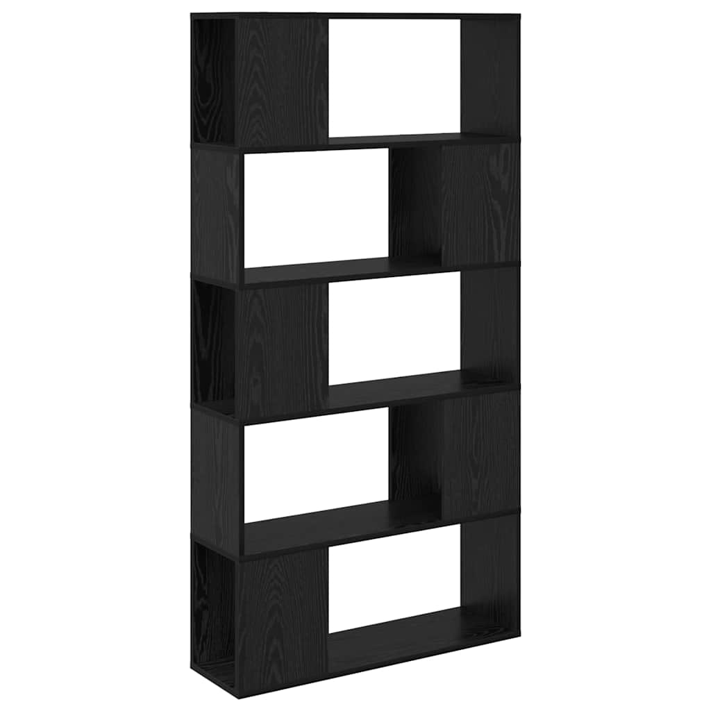 vidaXL TV Cabinet Set 80 x 24 x 156 cm Black Engineered Wood 2