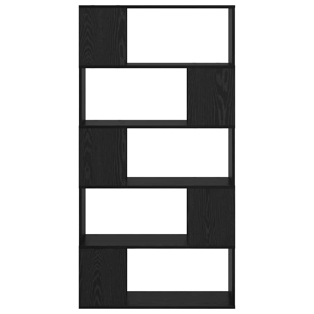 vidaXL TV Cabinet Set 80 x 24 x 156 cm Black Engineered Wood 5