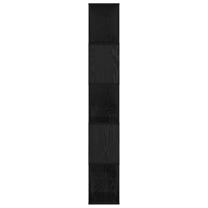 vidaXL TV Cabinet Set 80 x 24 x 156 cm Black Engineered Wood 6
