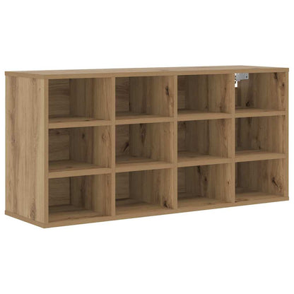 vidaXL Shoe Cabinet 103 x 30 x 51 cm Engineered Wood Artisan Oak 2