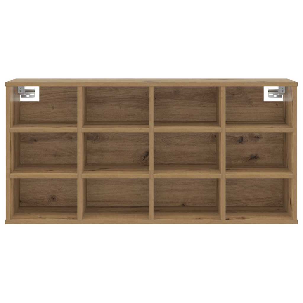 vidaXL Shoe Cabinet 103 x 30 x 51 cm Engineered Wood Artisan Oak 5