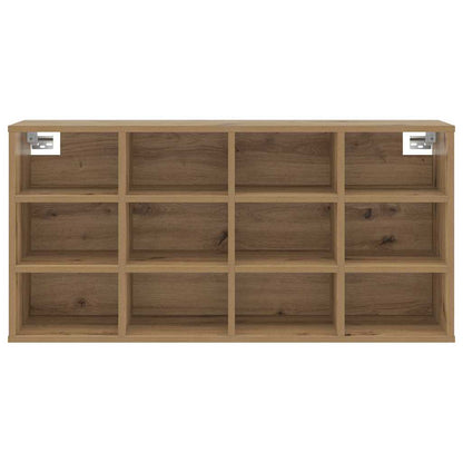 vidaXL Shoe Cabinet 103 x 30 x 51 cm Engineered Wood Artisan Oak 5