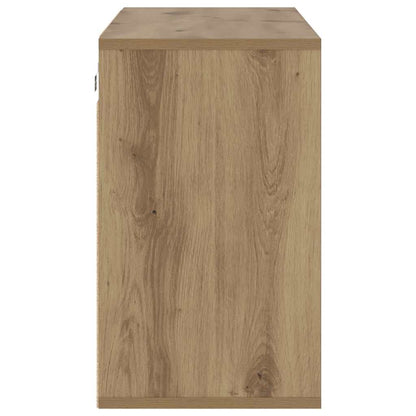 vidaXL Shoe Cabinet 103 x 30 x 51 cm Engineered Wood Artisan Oak 6