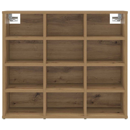 vidaXL Shoe Cabinet 77.5 x 30 x 67 cm Engineered Wood Artisan Oak 5