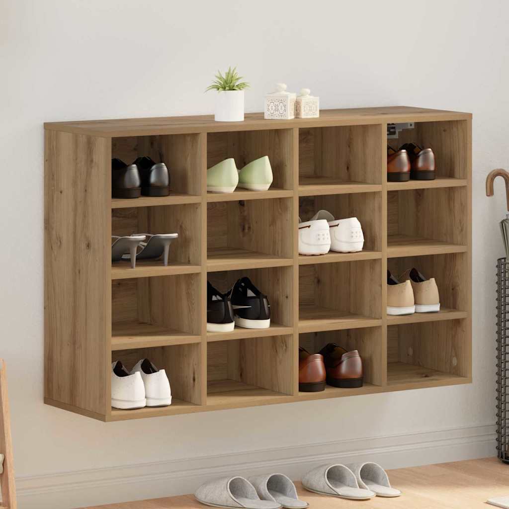 vidaXL Shoe Cabinet Engineered Wood Width 103 cm