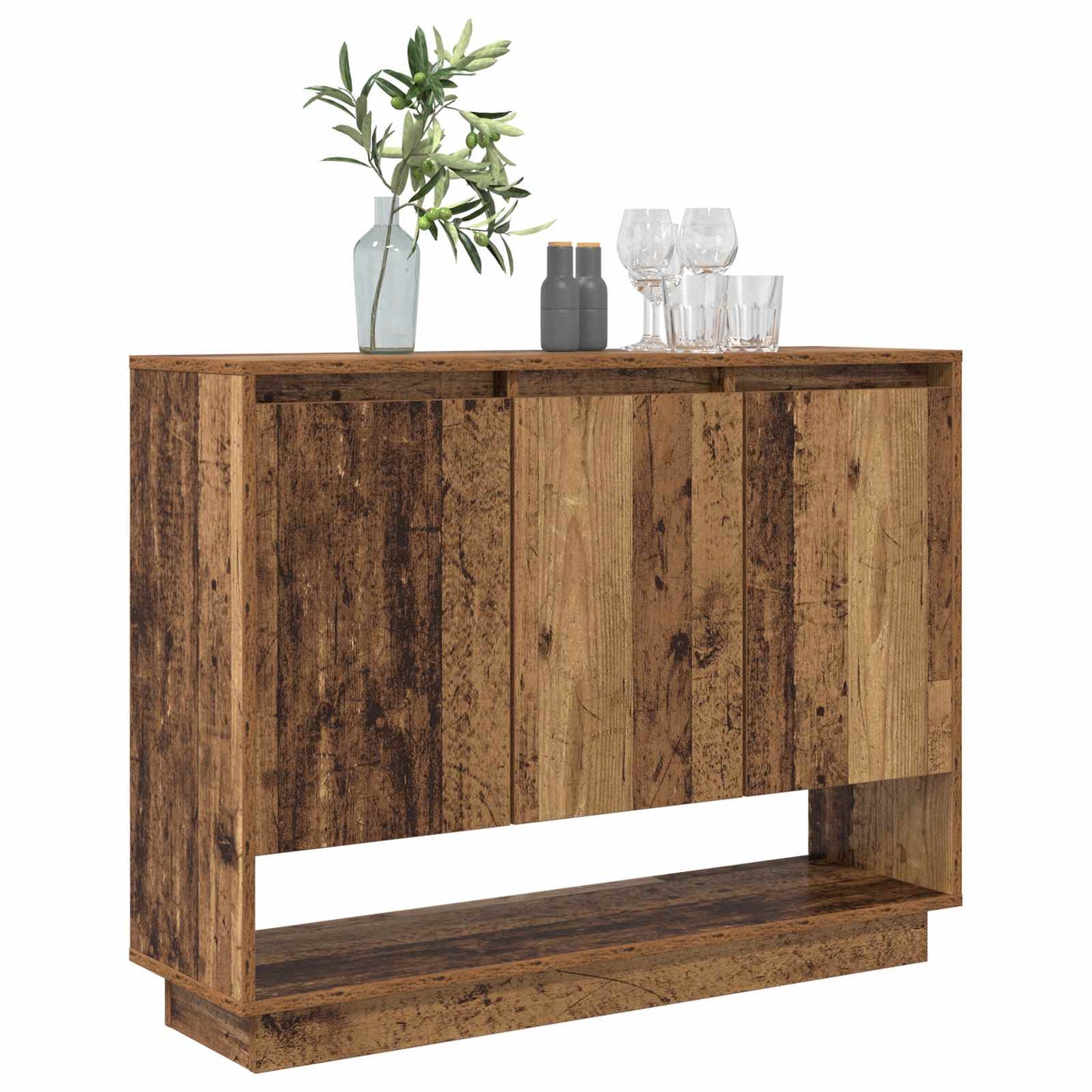 vidaXL Sideboard Old Wood 97 x 29 x 75 cm Engineered Wood 3