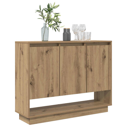 vidaXL Sideboard Artisan Oak 97 x 29 x 75 cm Engineered Wood 3