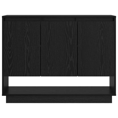vidaXL Sideboard Black Oak 97 x 29 x 75 cm Engineered Wood 6