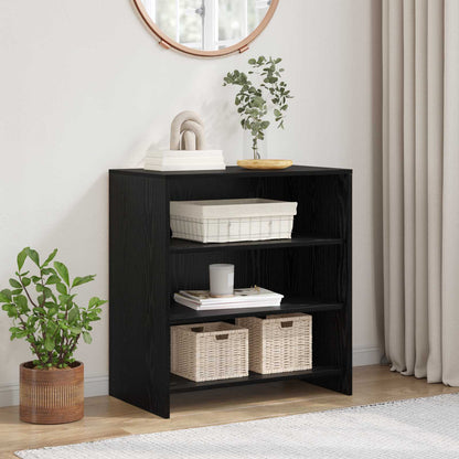 vidaXL Sideboard Black 70 x 41 x 75 cm Engineered Wood 1