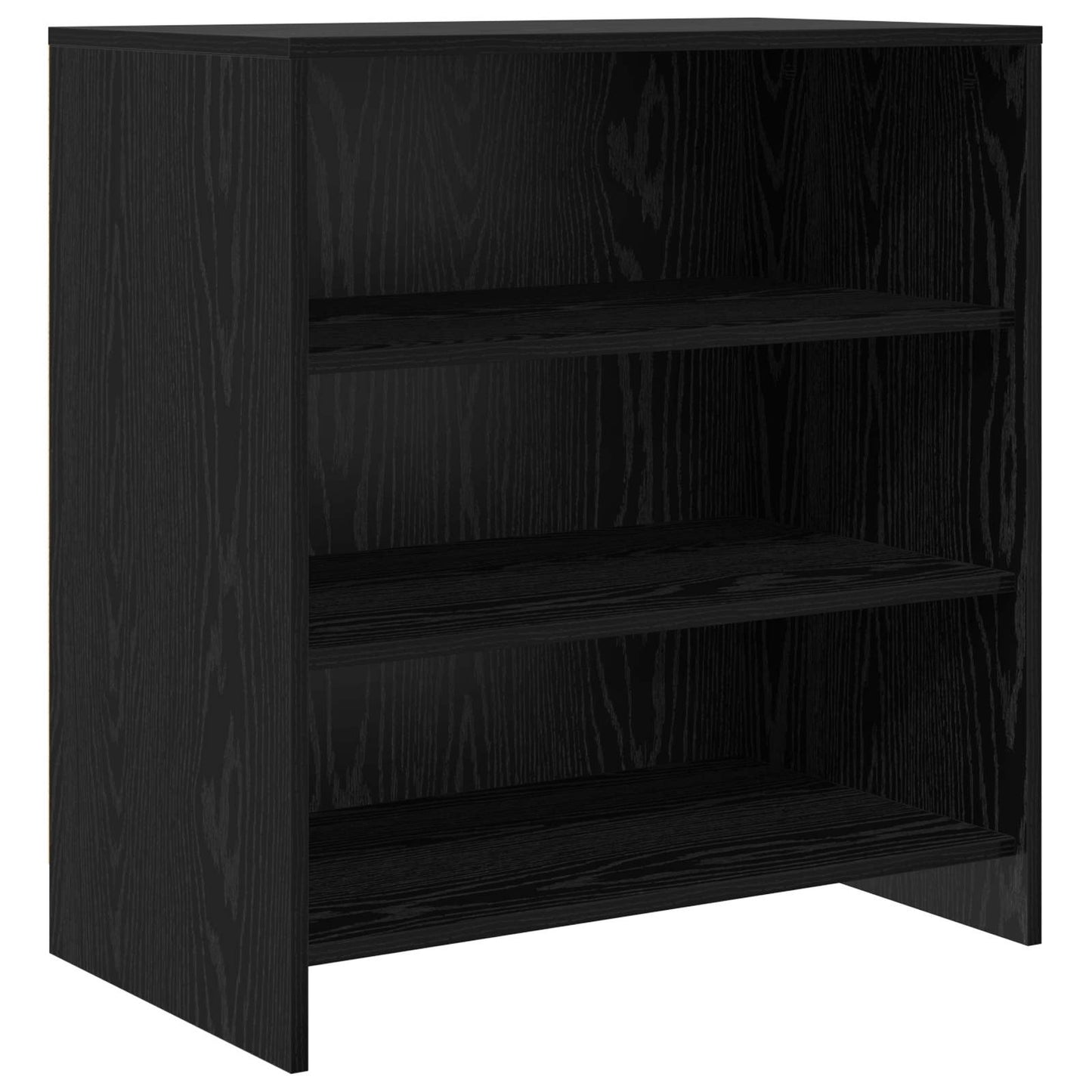 vidaXL Sideboard Black 70 x 41 x 75 cm Engineered Wood 2