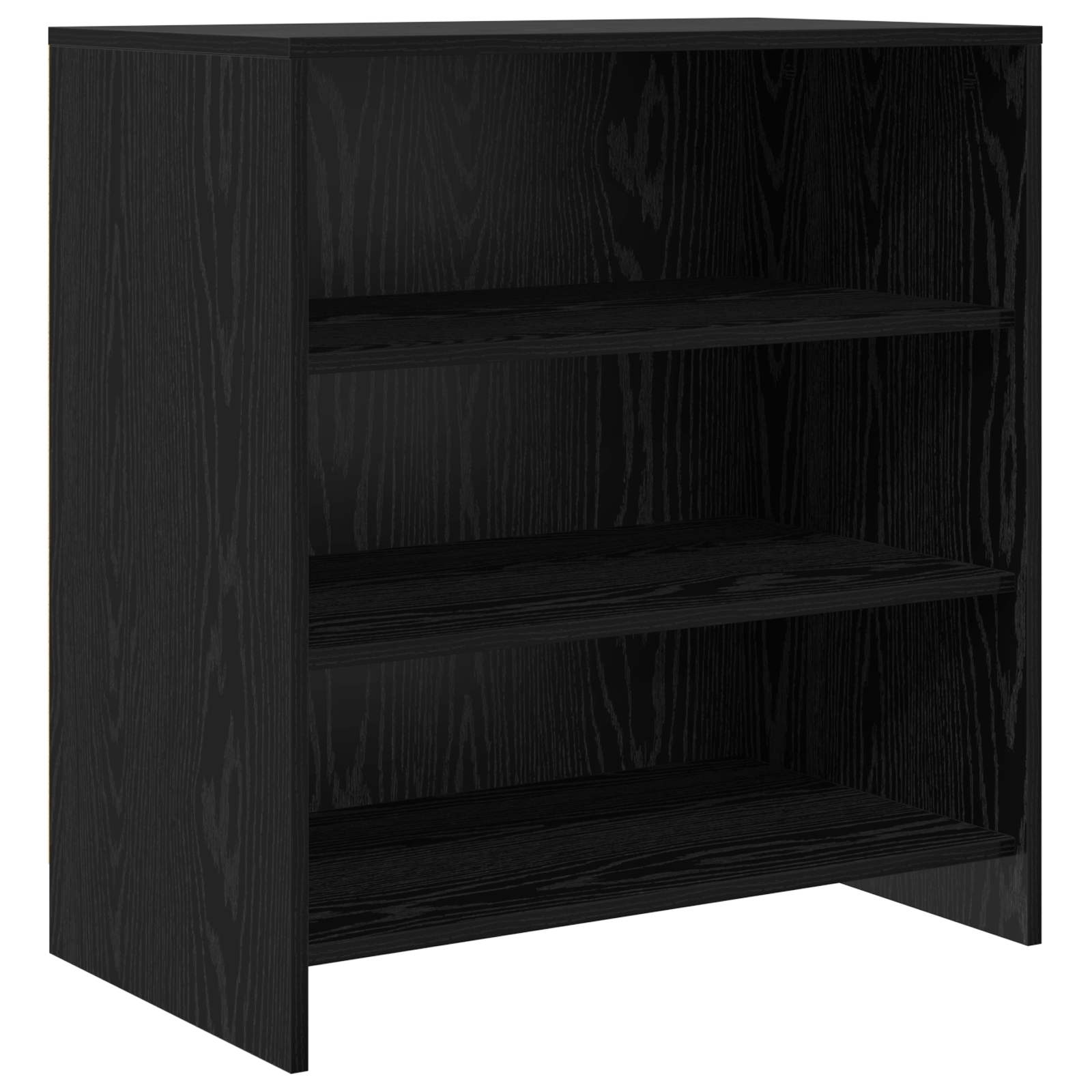 vidaXL Sideboard Black 70 x 41 x 75 cm Engineered Wood 2
