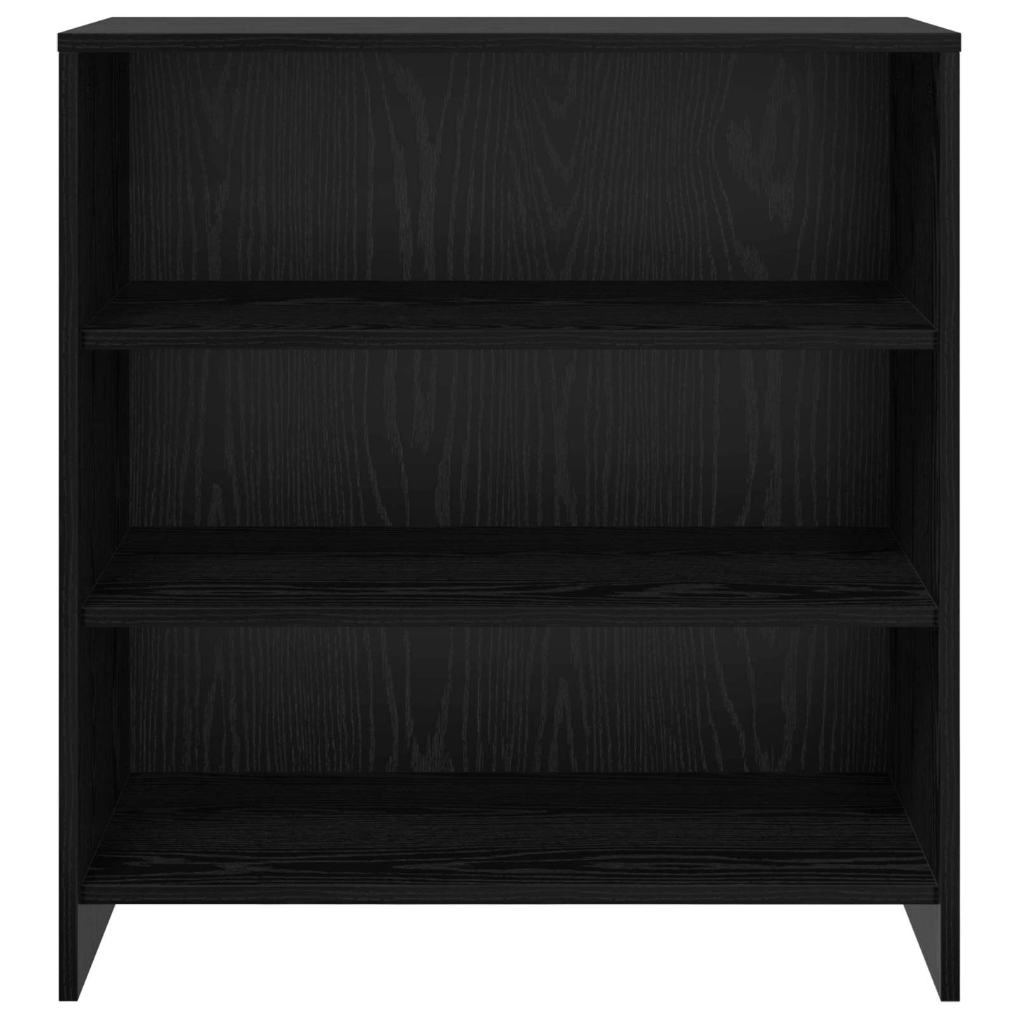 vidaXL Sideboard Black 70 x 41 x 75 cm Engineered Wood 5