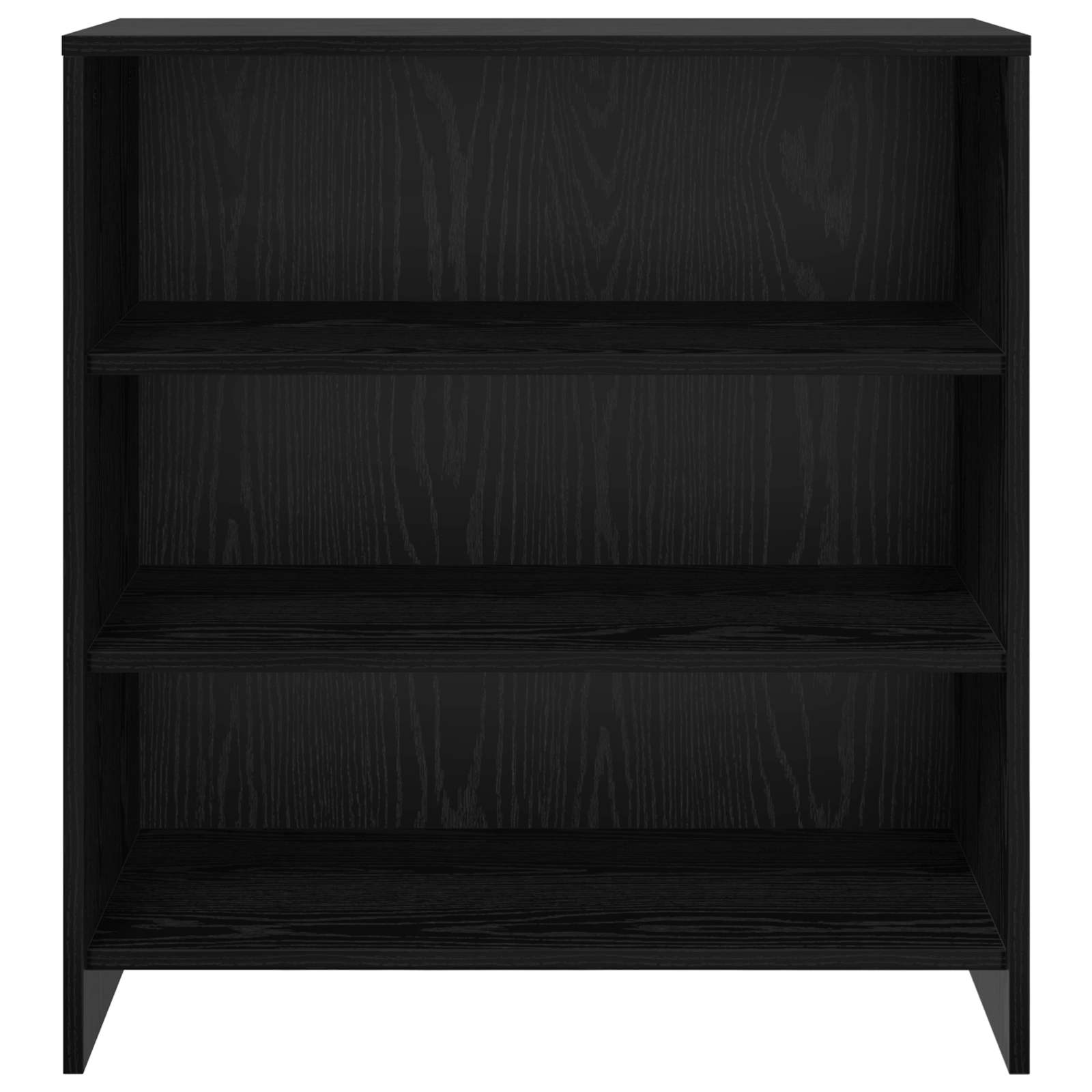 vidaXL Sideboard Black 70 x 41 x 75 cm Engineered Wood 5