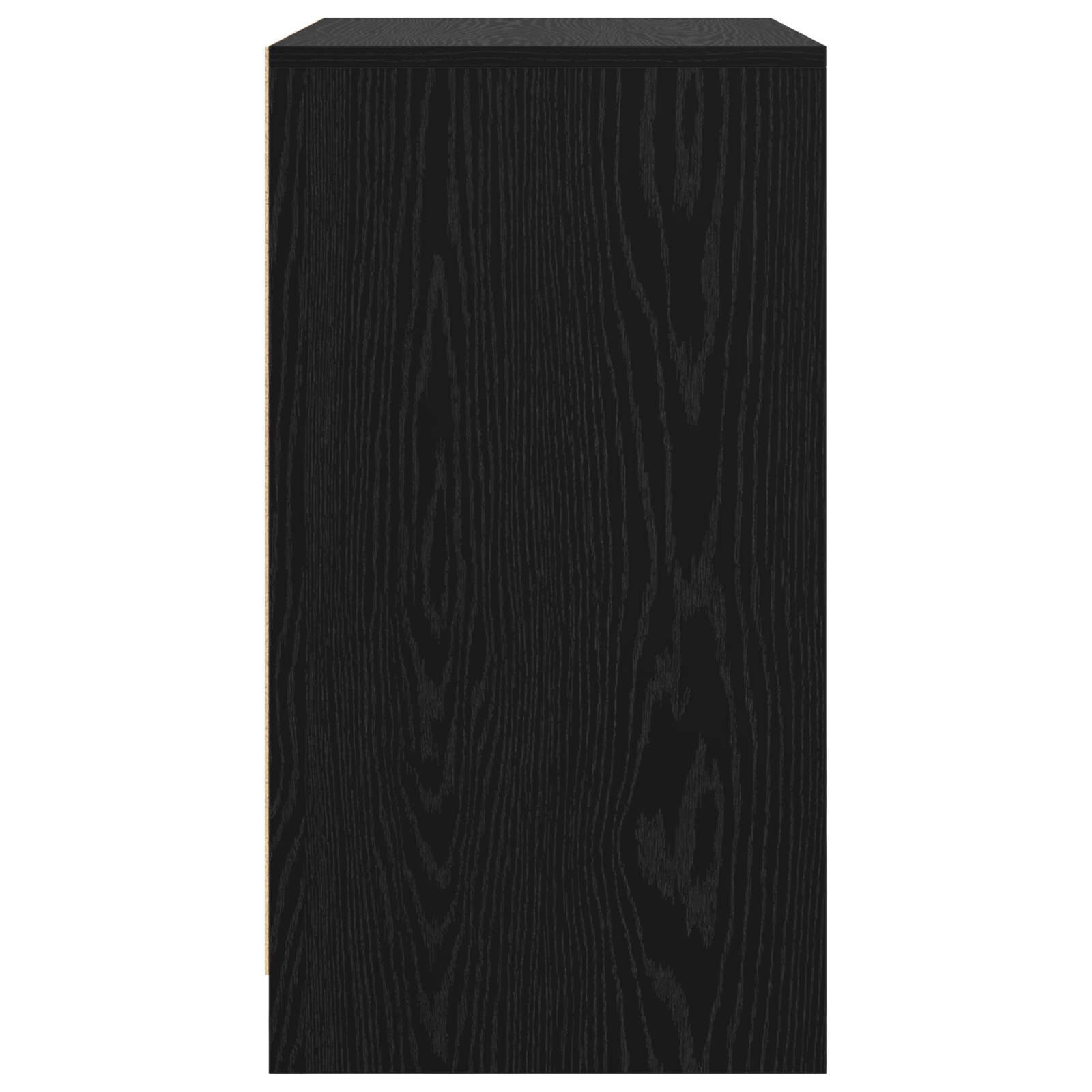 vidaXL Sideboard Black 70 x 41 x 75 cm Engineered Wood 6