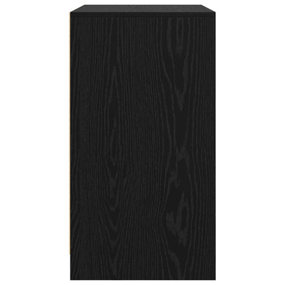 vidaXL Sideboard Black 70 x 41 x 75 cm Engineered Wood 6