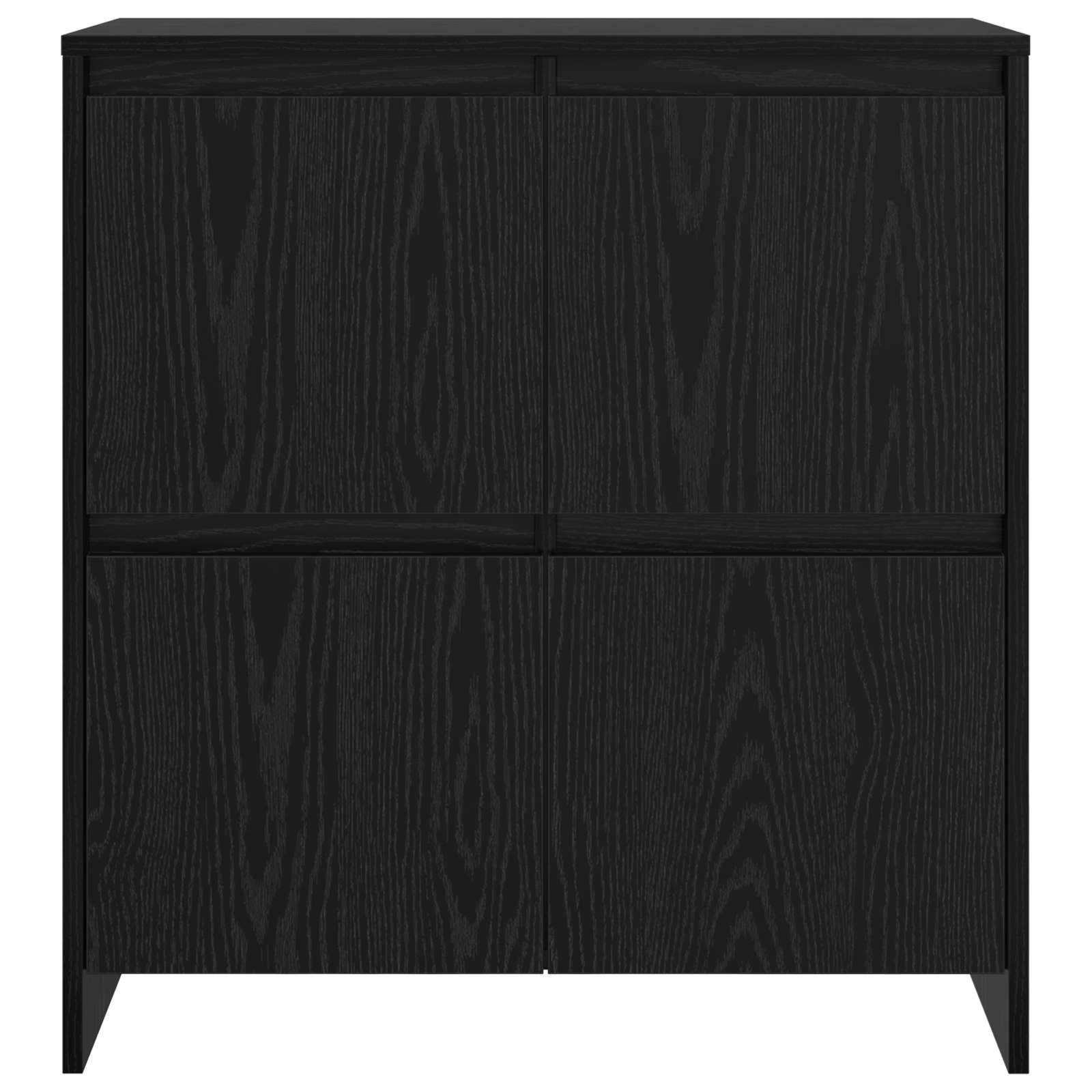 vidaXL Sideboard Black Oak 70 x 41 x 75 cm Engineered Wood 6
