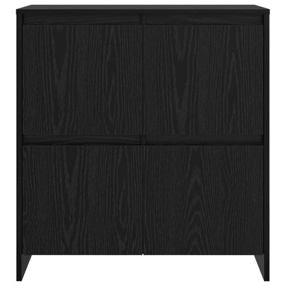 vidaXL Sideboard Black Oak 70 x 41 x 75 cm Engineered Wood 6