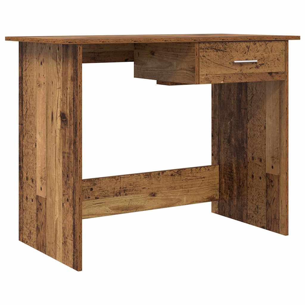 vidaXL Desk Old Wood 100 x 50 x 76 cm Engineered Wood 2