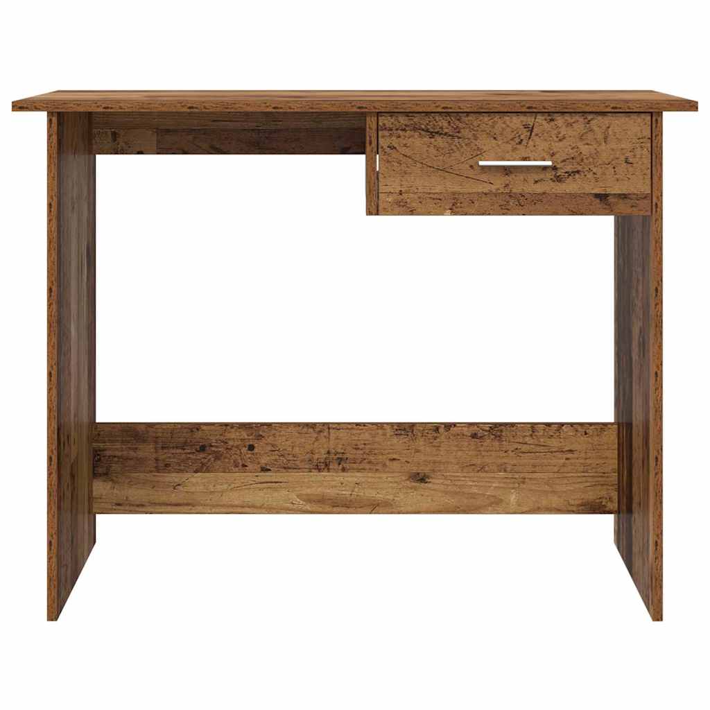 vidaXL Desk Old Wood 100 x 50 x 76 cm Engineered Wood 6