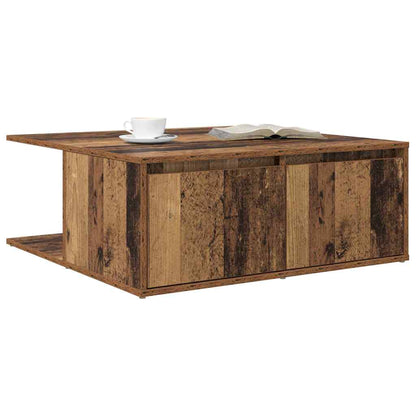 vidaXL Coffee Table Old wood 80 x 80 x 31 cm Engineered Wood 3