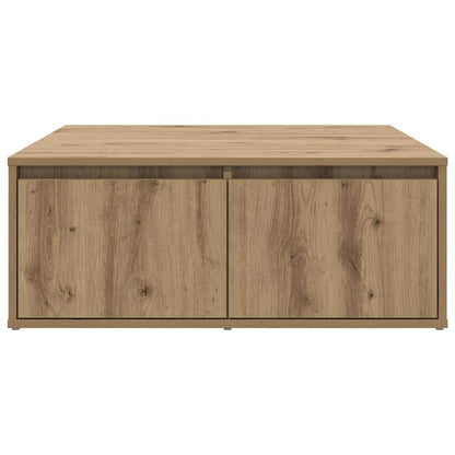 vidaXL Coffee Table Artisan oak 80 x 80 x 31 cm Engineered Wood 6