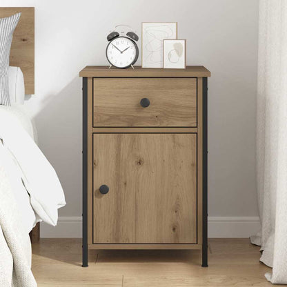 vidaXL Bedside Cabinet Artisan Oak 40 x 42 x 60 cm Engineered Wood 4
