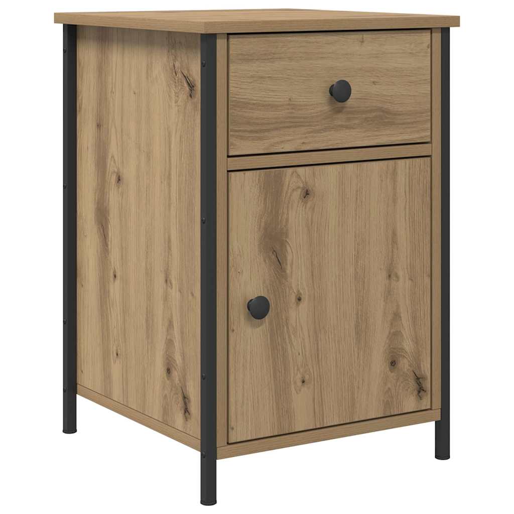 vidaXL Bedside Cabinet Artisan Oak 40 x 42 x 60 cm Engineered Wood 2