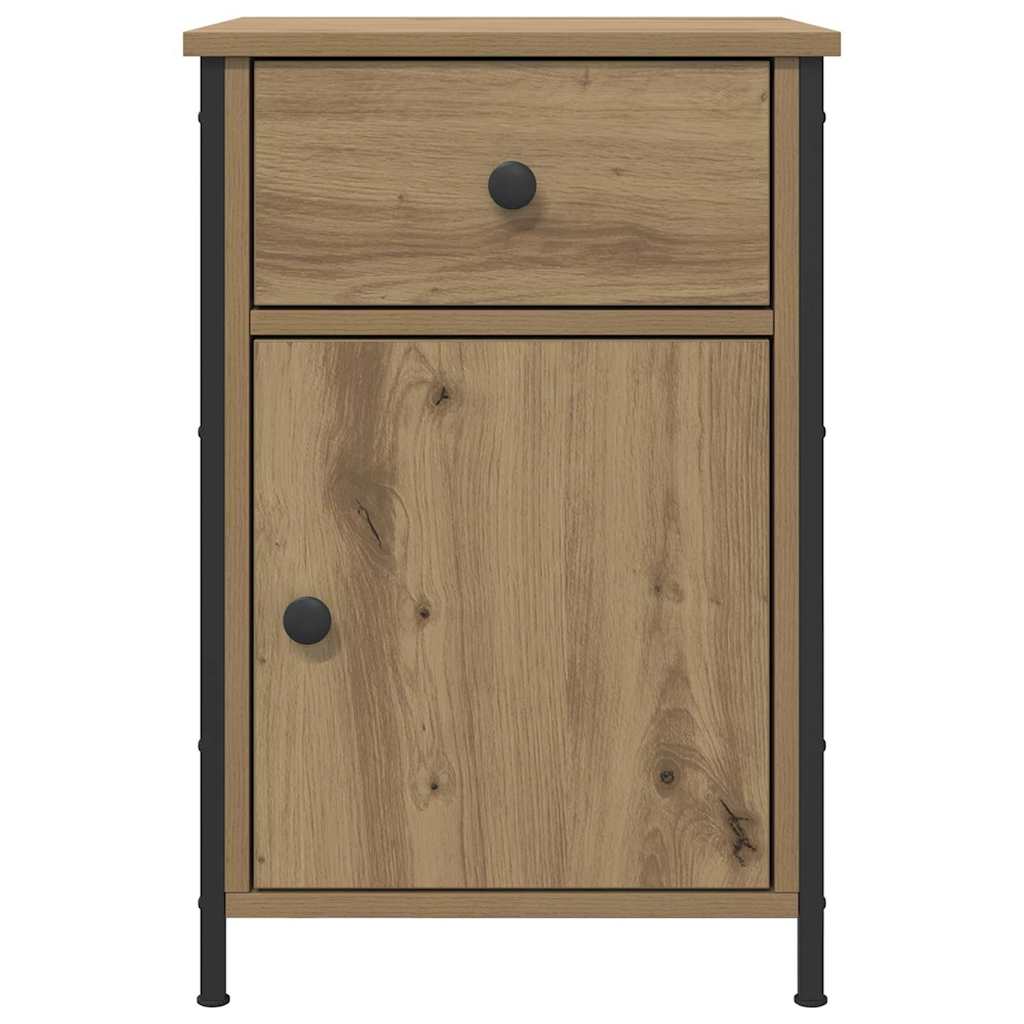 vidaXL Bedside Cabinet Artisan Oak 40 x 42 x 60 cm Engineered Wood 6