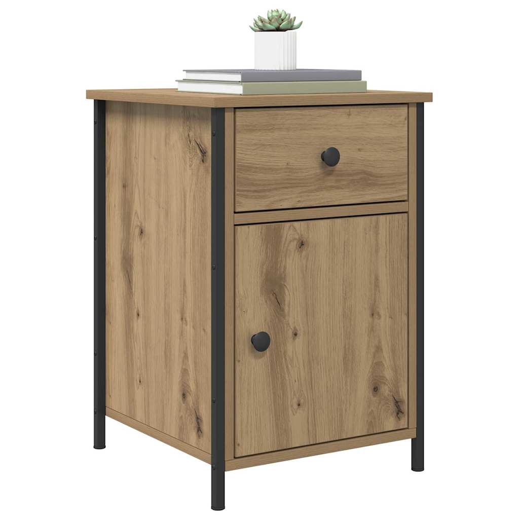 vidaXL Bedside Cabinet Artisan Oak 40 x 42 x 60 cm Engineered Wood 3