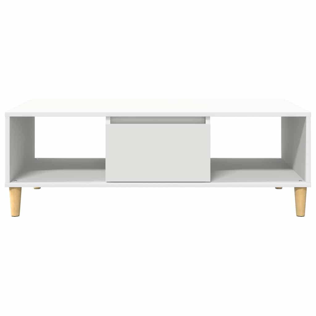 vidaXL Coffee Table White 102 x 55 x 35 cm Engineered Wood 6