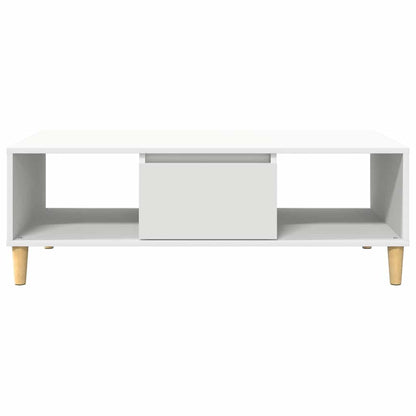 vidaXL Coffee Table White 102 x 55 x 35 cm Engineered Wood 6