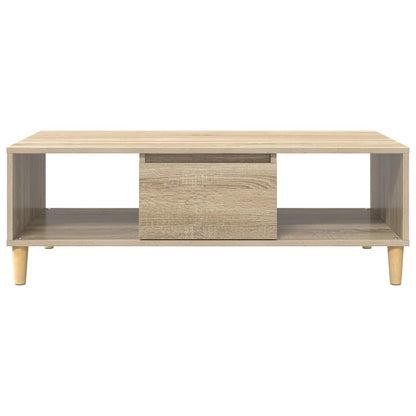 vidaXL Coffee Table Sonoma Oak 102 x 55 x 35 cm Engineered Wood 6