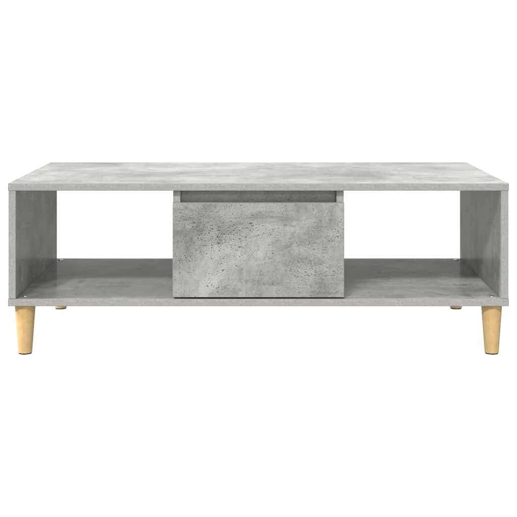 vidaXL Coffee Table Concrete Grey 102 x 55 x 35 cm Engineered Wood 6