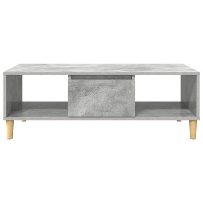 vidaXL Coffee Table Concrete Grey 102 x 55 x 35 cm Engineered Wood 6
