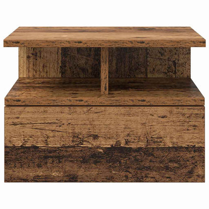 vidaXL Floating Nightstand 2 pcs Old Wood 40 x 31 x 28 cm 6