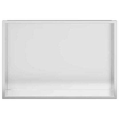 vidaXL Shower Niche Silver 45 x 30 x 9.5 cm Stainless Steel 5