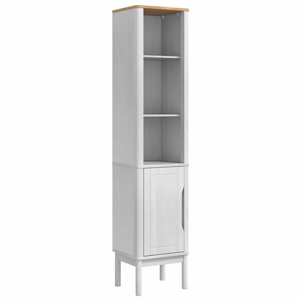 vidaXL Bathroom Tall Cabinet FLORO White 35 x 30 x 160 cm 2