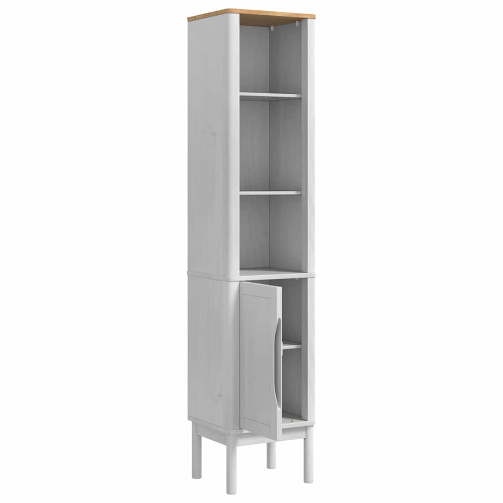 vidaXL Bathroom Tall Cabinet FLORO White 35 x 30 x 160 cm 5