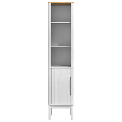 vidaXL Bathroom Tall Cabinet FLORO White 35 x 30 x 160 cm 6