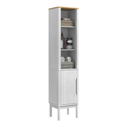 Bathroom Tall Cabinet FLORO 35 x 30 x 160 cm White