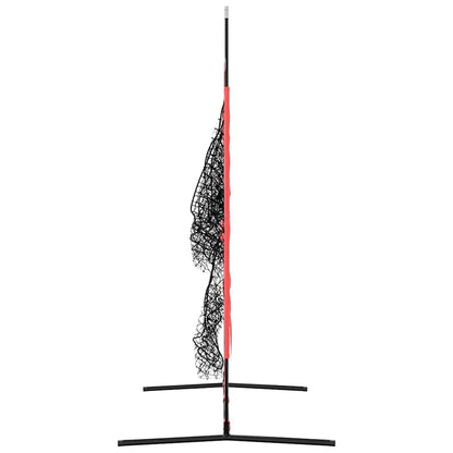 vidaXL Baseball Practice Net Black 214.5 x 89.5 x 181 cm Polyester 6